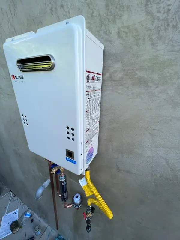 Tankless water heater installation for Scotts Valley homes