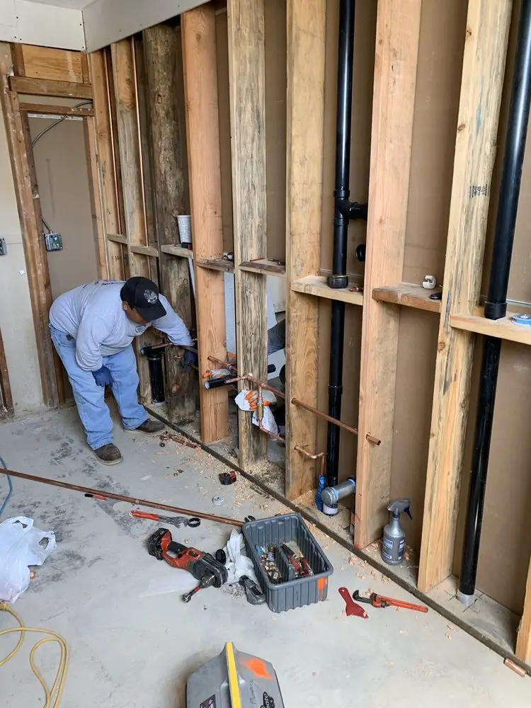 Commercial rough-in plumbing for Water Heater Replacement in Scotts Valley